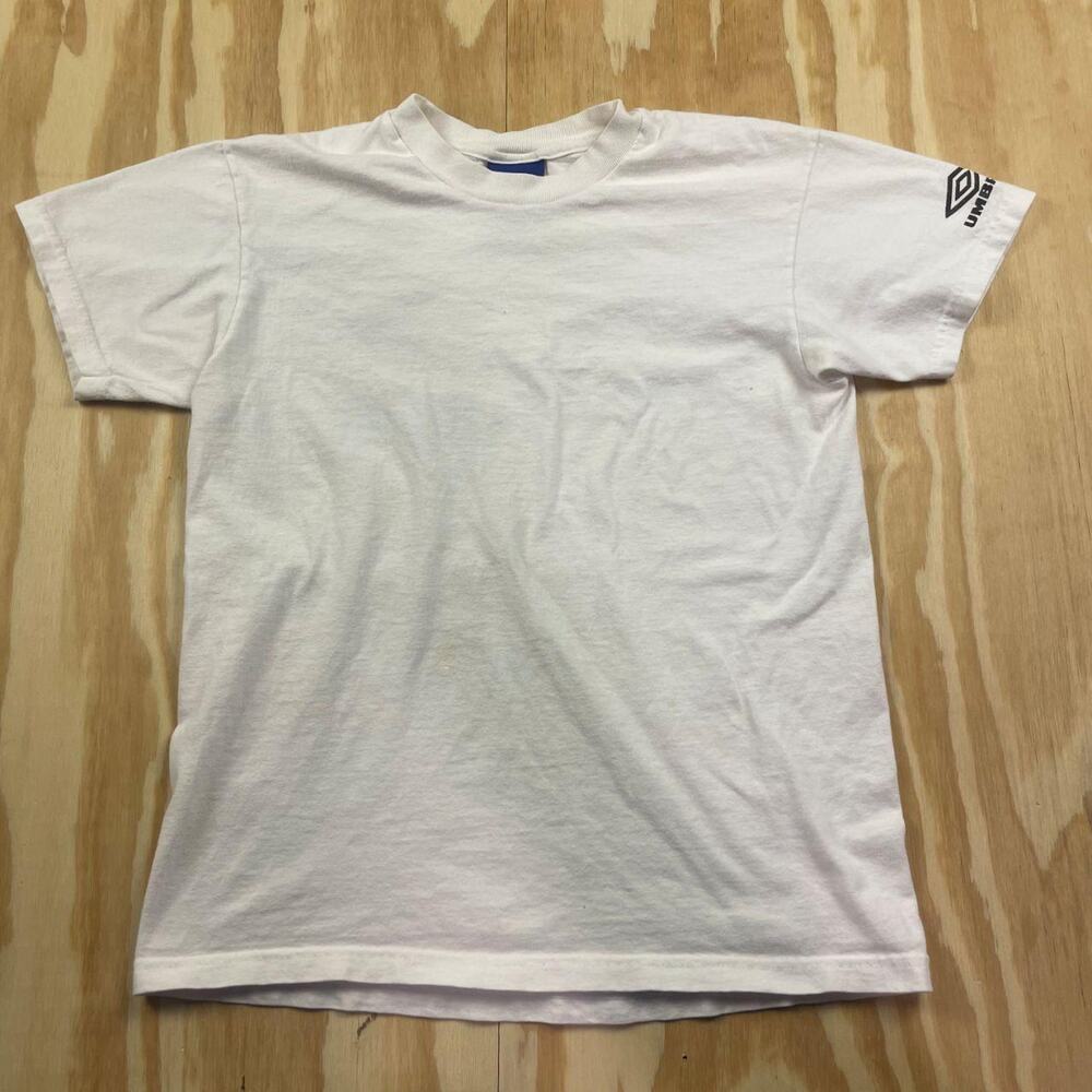 Vintage 90s Umbro White Athletic Shirt – Youth L